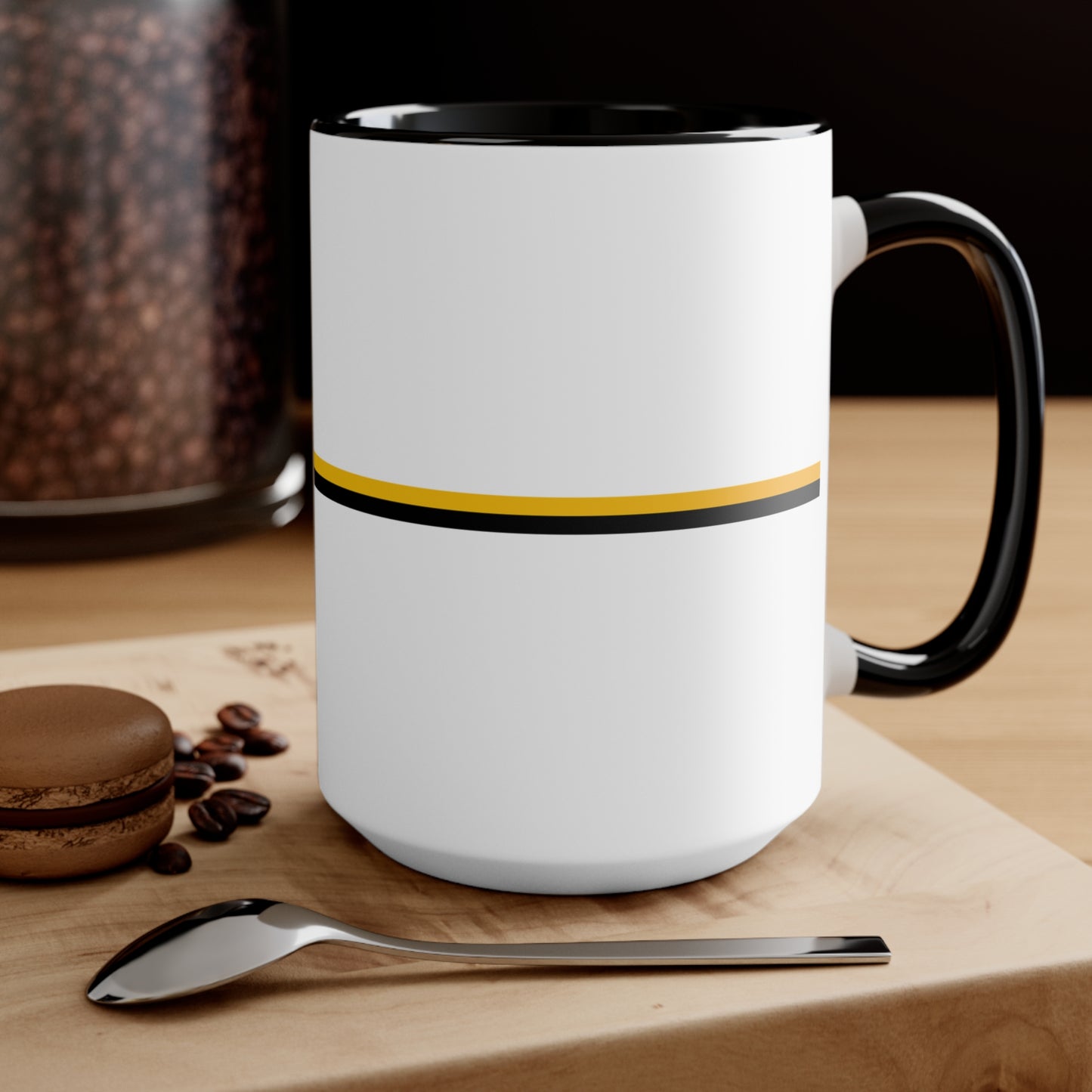 Believe In Yourself™ Motivational Mug – Black Handle & Interior Edition